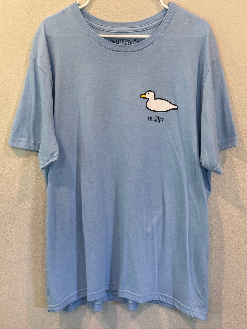 Baseballism Ducks on the Pond Graphic T-Shirt Blue Men's XL (see description)